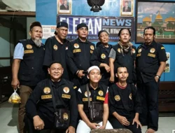 Silaturahmi Paguyuban  Shaktivat Ghautsal Ghauts ke Kantor Media Elegan News Biro Jakarta Timur
