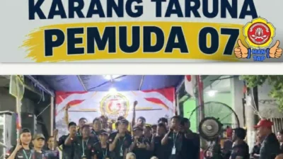 Pengukuhan dan Pelantikan Karang Taruna Pemuda RW 007 Harapan Baru Periode 2026–2029