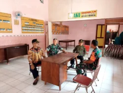 Eratkan Silaturahmi dan Wujud Penghormatan, Babinsa Koramil 0808/01 Sukorejo Gelar Komsos Bersama LVRI Kota Blitar