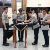 Kapolri Pimpin Sertijab Kakorlantas dan Tiga Kapolda di Mabes Polri