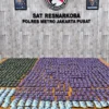 Polres Metro Jakarta Pusat Ungkap Peredaran 858 Kartrid Diduga Mengandung Etomidate