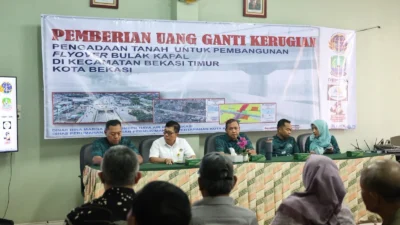 Flyover Bulak Kapal Segera Dibangun, 32 Bidang Tanah Menyusul Dibayarkan Pekan Depan